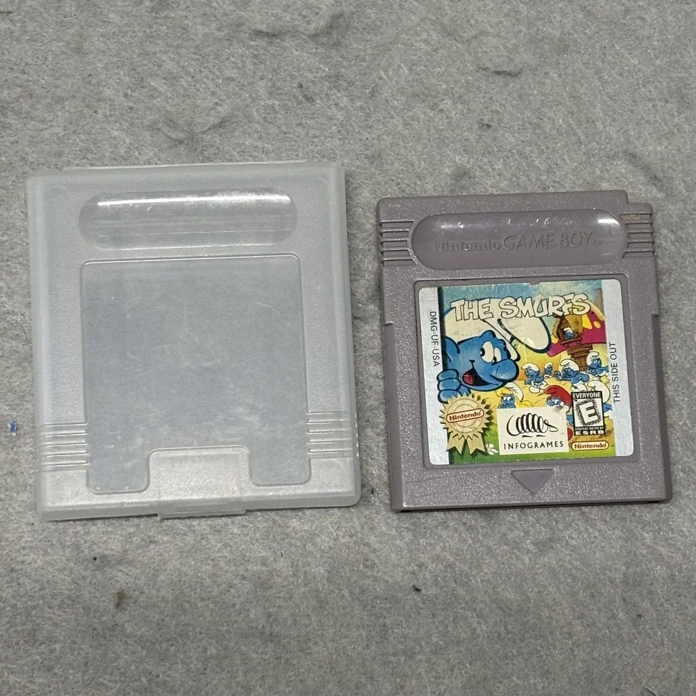 The‎ Smurfs Nintendo Game Boy Game Cartridge DMG-6U-USA Tested Infogrames